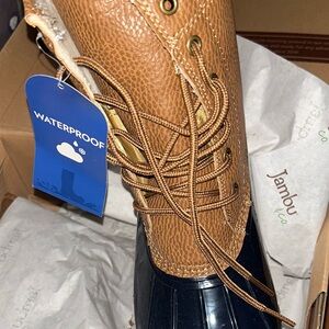 Jambu Women's Tan and Black Waterproof Boots